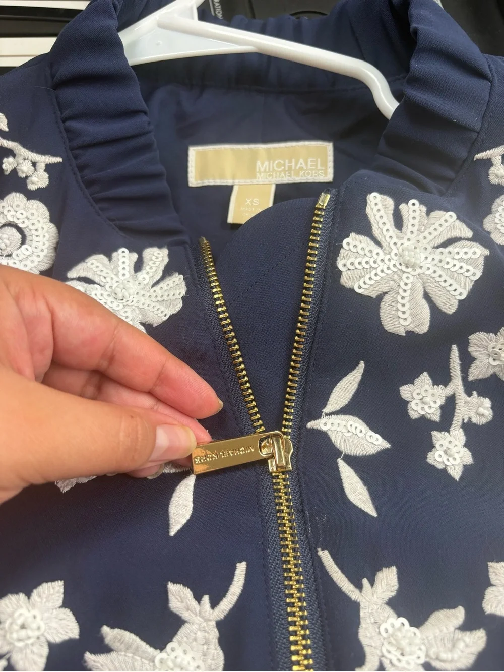 Michael Kors Bomber Jacket - Navy